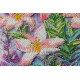 Bead Embroidery Kit on Art Canvas "Light pink"