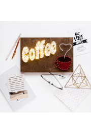 String Art Kit "Coffee"
