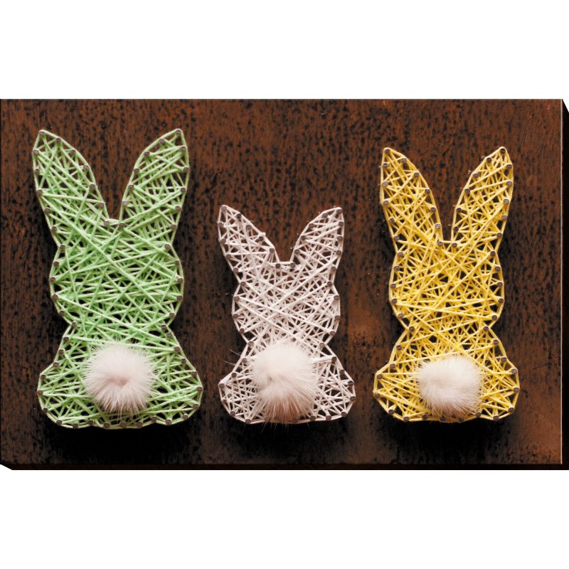 String Art Kit "Little hares"