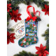 Bead Embroidery Kit on Art Canvas "In anticipation of a miracle"