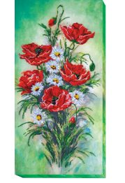 Microbead Embroidery Kit on Art Canvas "Summer fantasy"