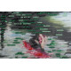 Microbead Embroidery Kit on Art Canvas "Reflection in the water"