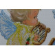 Microbead Embroidery Kit on Art Canvas "Lullaby of an angel"