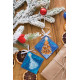 Christmas Ornament Bead Embroidery Kit "There is a Christmas tree born in a forest!"