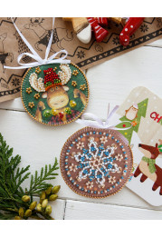 Christmas Ornament Bead Embroidery Kit "Christmas lights"