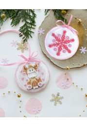 Christmas Ornament Bead Embroidery Kit "Baby"
