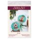 Christmas Ornament Bead Embroidery Kit "New Year's hous"