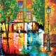 Bead Embroidery Pattern on Art Canvas "Autumn Fantasy"