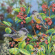 Bead Embroidery Pattern on Art Canvas "Morning Forest"