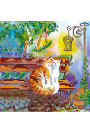 Bead Embroidery Pattern on Art Canvas "The Alliance"