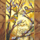 Bead Embroidery Pattern on Art Canvas "March"