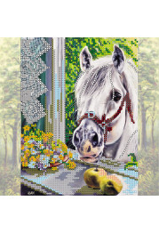Bead Embroidery Pattern on Art Canvas "Treats"