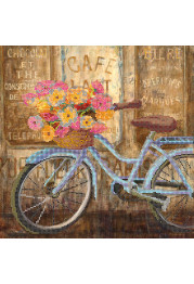 Bead Embroidery Pattern on Art Canvas "Summer Trip"