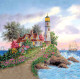 Bead Embroidery Pattern on Art Canvas "Brigantine"