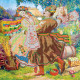 Bead Embroidery Pattern on Art Canvas "Dance"