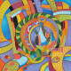 Bead Embroidery Pattern on Art Canvas "Jar"