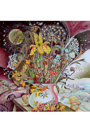 Bead Embroidery Pattern on Art Canvas "Seasonal change"