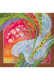 Bead Embroidery Pattern on Art Canvas "Paradise bird"