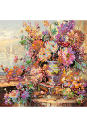 Bead Embroidery Pattern on Art Canvas "Renaissance"