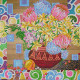 Bead Embroidery Pattern on Art Canvas "Juicy bouquet"