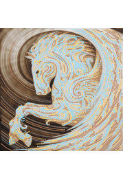 Bead Embroidery Pattern on Art Canvas "Pegasus"