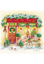 Bead Embroidery Pattern on Art Canvas "New-year gladnesses"