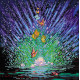 Bead Embroidery Pattern on Art Canvas "Night magic"