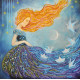 Bead Embroidery Pattern on Art Canvas "Night-dreams"