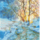 Bead Embroidery Pattern on Art Canvas "Thaw"