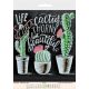 Bead Embroidery Pattern on Art Canvas "Life is beautiful"