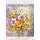 Bead Embroidery Pattern on Art Canvas "Orange dreams"