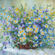 Bead Embroidery Pattern on Art Canvas "Tender Morning"