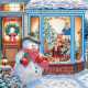Bead Embroidery Pattern on Art Canvas "Toy Shop"