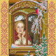 Bead Embroidery Pattern on Art Canvas "Guest"