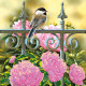 Bead Embroidery Pattern on Art Canvas "Titmouse"