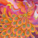 Bead Embroidery Pattern on Art Canvas "Firebird"