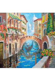 Bead Embroidery Pattern on Art Canvas "Venice"