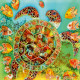 Bead Embroidery Pattern on Art Canvas "Sea turtle"
