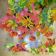 Bead Embroidery Pattern on Art Canvas "Gifts of Autumn"