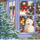 Bead Embroidery Pattern on Art Canvas "Crismas stori"