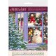 Bead Embroidery Pattern on Art Canvas "Crismas stori"