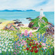 Bead Embroidery Pattern on Art Canvas "Steppe in bloom"