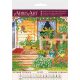 Bead Embroidery Pattern on Art Canvas "Summer terrase"