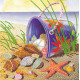 Bead Embroidery Pattern on Art Canvas "By the sea"