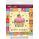 Bead Embroidery Pattern on Art Canvas "Fun party"