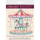 Bead Embroidery Pattern on Art Canvas "Carousel of happiness"
