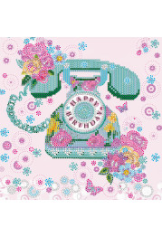 Bead Embroidery Pattern on Art Canvas "Expectation"