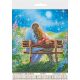 Bead Embroidery Pattern on Art Canvas "Evening date"