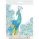 Bead Embroidery Pattern on Art Canvas "Azure design"