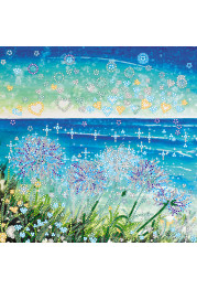 Bead Embroidery Pattern on Art Canvas "Sparkle"